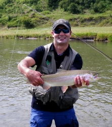 Brent Onofrychuk with a beautiful rainbow Brent Onofrychuk with a beautiful rainbow